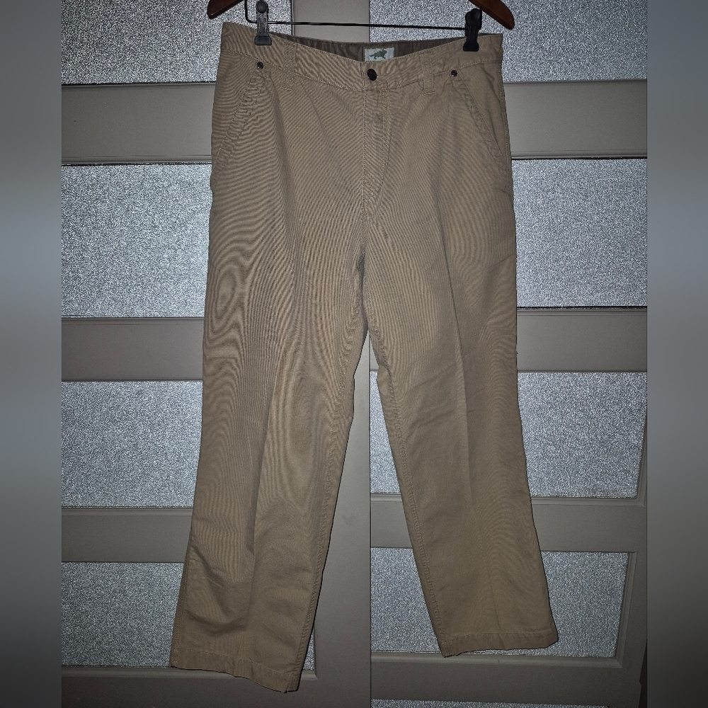 Horny Toad Tan Chinos Straight-Leg Cotton Twill